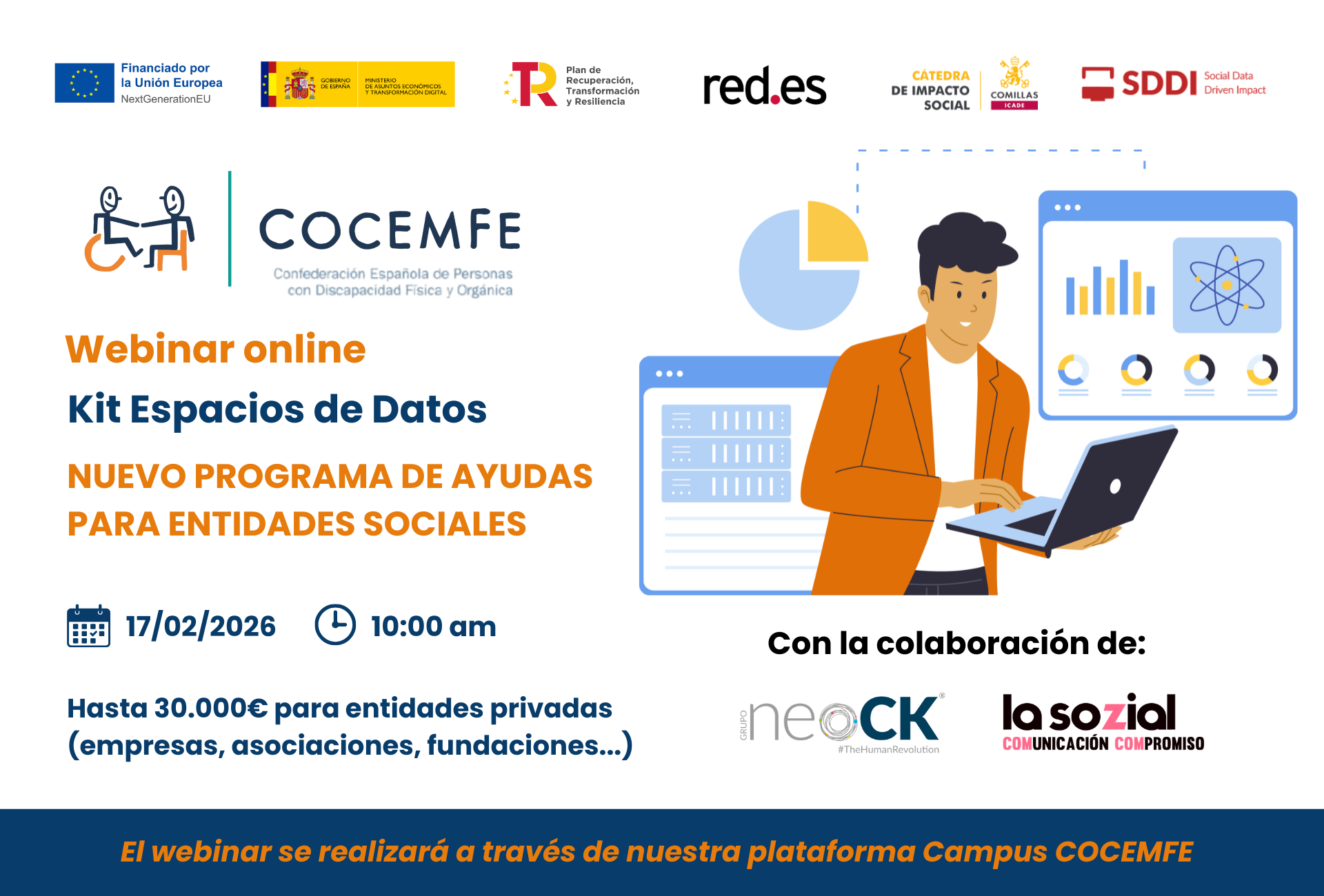 Kit Espacios de Datos. Nuevo programa de ayudas para Entidades Sociales