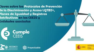 Protocolos de prevención de la discriminación y acoso LGTBI+, Planes de Igualdad y RR en los CEEIS y entidades asociadas