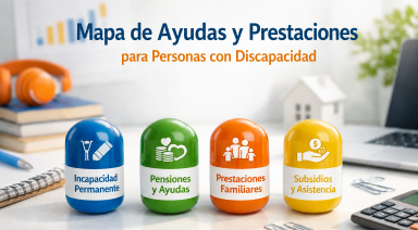 Mapa de ayudas y prestaciones para personas con discapacidad